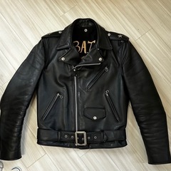Schott◆ダブルライダースジャケット◆浅井健一モデル◆36◆牛革◆