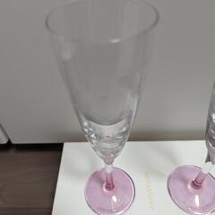 値下0121）アニヴェルセル　フルートグラス　2つセットの画像