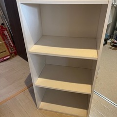 カラーボックス　ホワイトの画像