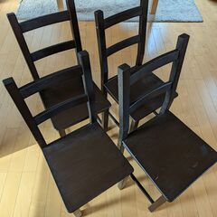 IKEA IVAR ダイニングチェア ４脚セット