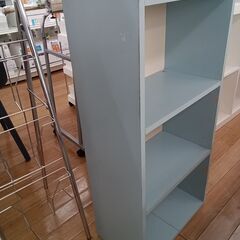 ★ジモティ割あり★  カラーボックス ブルー H90×D25×W...