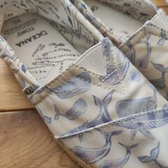 「お話中」シューズの画像