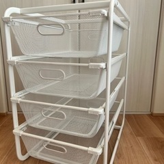 【受け渡し決定しました】IKEA メッシュバスケット収納