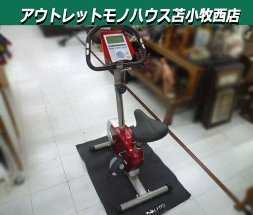 ALINCO エアロマグネティックバイク AF6200R マット付き レッド 赤色 エアロバイク フィットネスバイク トレーニング 室内運動 アルインコ 苫小牧西店