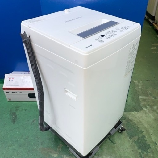 ⭐️TOSHIBA⭐️全自動洗濯機　2021年4.5kg美品　大阪市近郊配送無料