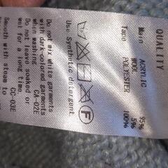 axes femm　アクシーズファム　ハイネックセーター　くすみ水色の画像