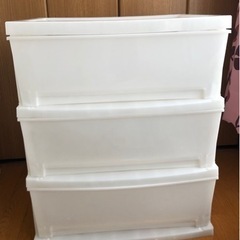 クリア収納ケース 3つの画像