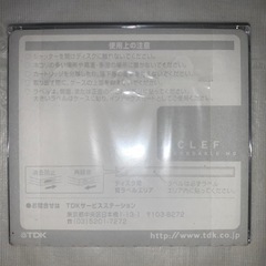 TDK CLEF RECORDABLE MDの画像