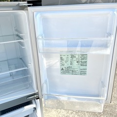 ☆★アクア AQUA 冷凍冷蔵庫 下冷凍庫 シルバー 126L★☆の画像