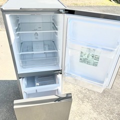 ☆★アクア AQUA 冷凍冷蔵庫 下冷凍庫 シルバー 126L★☆の画像