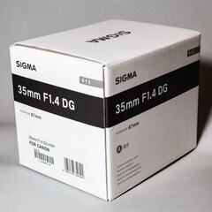 【新品】Sigma 35mm F1.4 DG HSM Art キヤノンEF シグマ Canon 広角　単焦点 箱・保証書付きの画像
