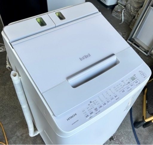 札幌市内配送無料 美品 22年製 HITACHI 日立 ビートウォッシュ10kg 全自動洗濯機 BW-X100H ホワイトラベンダー