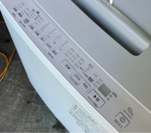 札幌市内配送無料 美品 22年製 HITACHI 日立 ビートウォッシュ10kg 全自動洗濯機 BW-X100H ホワイトラベンダー