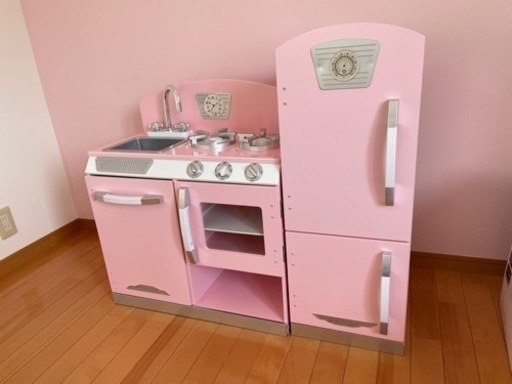 コストコ　おままごと　キッチン　ピンク　子供　キッズ