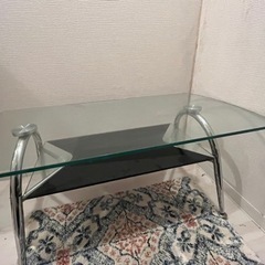 【11/26まで】ガラス・アンティークテーブルの画像