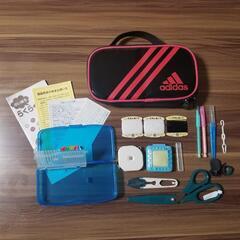 【お取引中】裁縫セット adidas ソーイングセット 小学校 ...