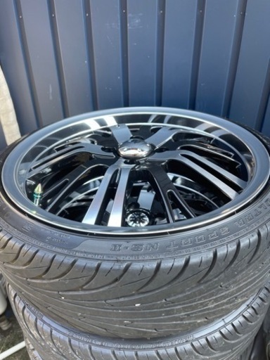 少し値下げ❗️軽自動車のドレスアップにいかがですか‼️17インチアルミホイール、タイヤ4本セット