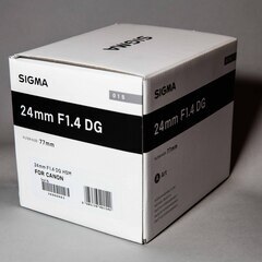 【新品】Sigma 24mm F1.4 DG HSM Art キャノンEF シグマ Canon 広角　単焦点 箱・保証書付きの画像