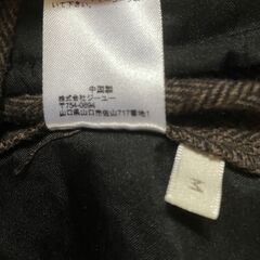 値下げ　GU　焦茶（こげちゃ）色ズボン　メンズ  未使用品の画像