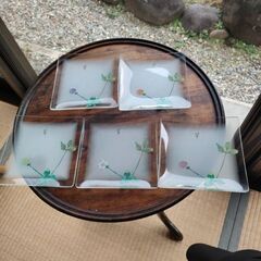 たち吉の硝子皿