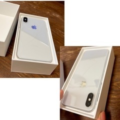 【iPhoneX Silver 258G】ジャンク品の画像