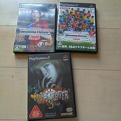 PS2ソフト ３つセットの画像