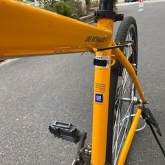 ハマー（黄色）クロスバイク（取引成立致しました）の画像