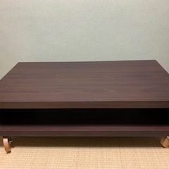 ※終了※【中古0円】テレビ台（ブラウン）お譲りします