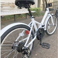    20インチ折り畳み自転車 ６段変速　軽快！の画像