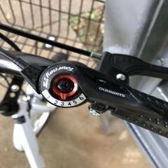    20インチ折り畳み自転車 ６段変速　軽快！の画像