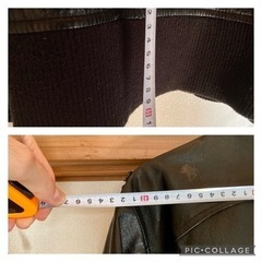 ビンテージ　
貴重　豚革　シングルライダースの画像