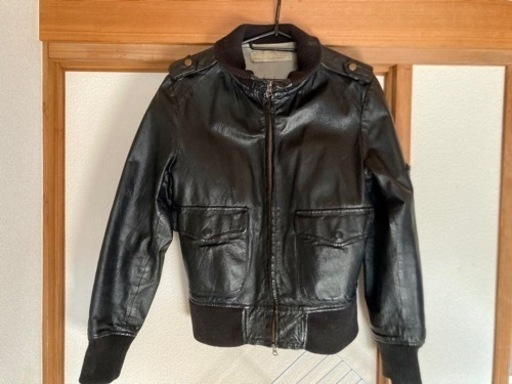 ビンテージ　
貴重　豚革　シングルライダース