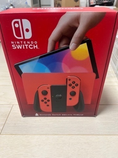 美品 ニンテンドースイッチ 有機EL マリオレッド