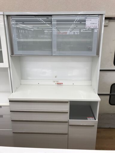 ★ジモティ割あり★ 高橋木工所 食器棚 ホワイト H203×W120×D51 クリーニング済み KJ3447