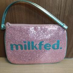 milkfed. ラメポーチ