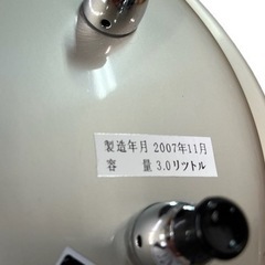 NO.1059《お値下げ中!!》【2007年製】圧力鍋  3L 18cm  IH 100V 200V対応の画像