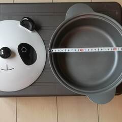 パンダの　お鍋　鍋　子供が喜ぶ　土鍋型の画像