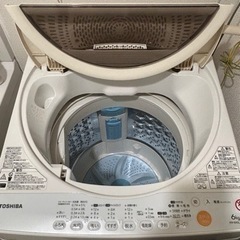 TOSHIBA洗濯機6kgの画像