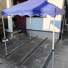 テント、屋根、日除け、タープの画像