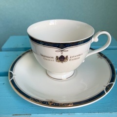 【新品】オリエントエクスプレス　カップ&ソーサー　オリエント急行　桃山陶器の画像