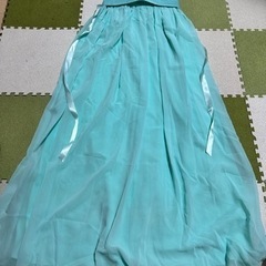 ドレス　結婚式　２次会　着用1回のみ　美品　おまけ付きの画像