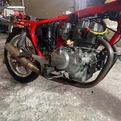 ホーク3マフラー ガゼルン（ホーク3 cb400nヤシメガ 84メガホン