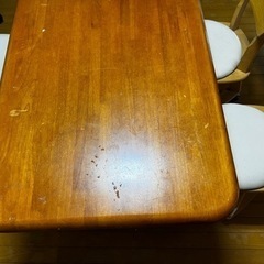 食卓テーブル&イス(取り引き決まりました)