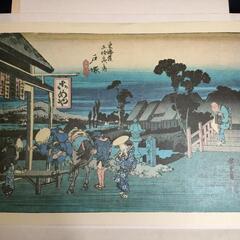 ★超レトロな画集★廣重画 安藤広重 東海道53次 全作 Hiroshigeの画像
