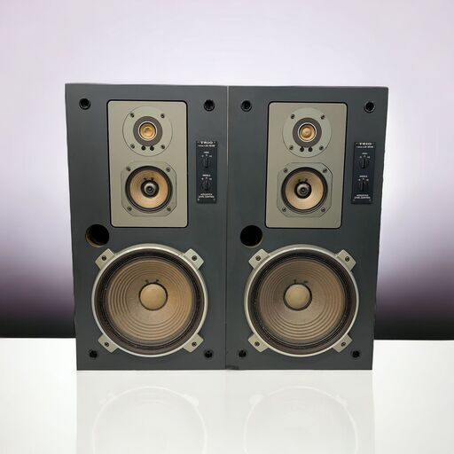 23C218_ジ6_2 TRIO トリオ 3ウェイスピーカー LS-202 2本1ペア 現状品 中古 【来店引取大歓迎】