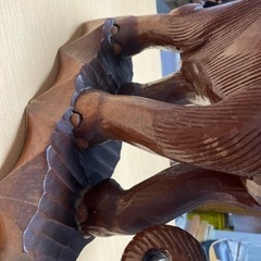 取引決まりました木彫りの象(置き物)1の画像