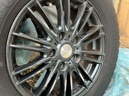 80系ノア/ヴォクシー用 ホイール付スタッドレスタイヤ 4本セット GOOD YEARの ICE NAVI 7