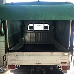 総額9.9万円★格安現状販売★4WD★エアコンパワステ付軽トラ★8万キロ台★幌★スバル サンバートラック 4WD TB(TT2) 8.0万キロ 平成13年式 ホワイトの画像