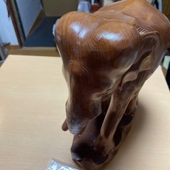 取引決まりました木彫りの象(置き物)2の画像