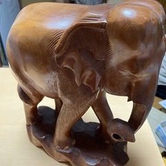 取引決まりました木彫りの象(置き物)2の画像